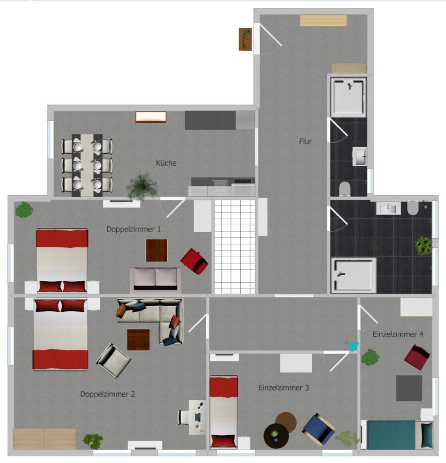 Elisabett Erfurt - Apartment Elisa - 4 Schlafzimmer Und 2 Baeder, Bis 6 Personen Экстерьер фото